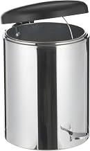 WITT 2240SS Stainless Steel Step On Metal Biohazard Waste Container, 4gal Capacity, 11-1/2" Diameter x 16" Height,