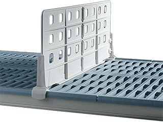 Metro MXD18-8 MetroMax i Standard Duty Shelf Dividers for Open Grid Shelves, 18" L x 8" H