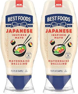 Best Foods Japanese-Inspired Tangy & Savory Mayonnaise Dressing for Sushi, Poke Bowls & More, Japanese Style with a Boost of Umami, 11.5 oz 1 ct (Pack of 2)