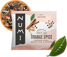 Numi Organic Orange Spice White Tea, 100 Tea Bags