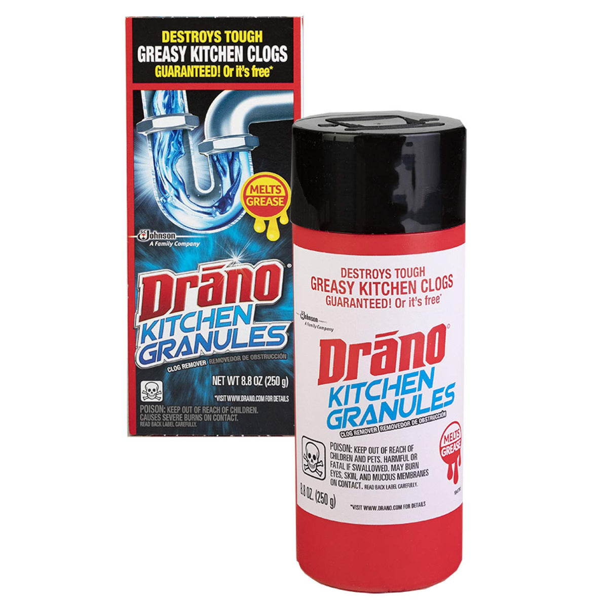 KITCHN Gran 8.8OZ by Drano – 8.8 Ounce (Pack of 1), Plastic, Red, Model 00121
