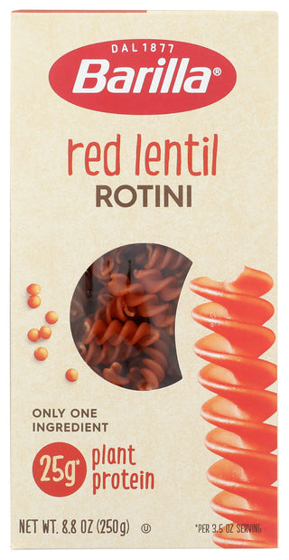 Red Lentil Rotini Pasta by Barilla – 8.8 Ounce (Pack of 1), Model KHFM00335920