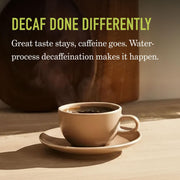 Ground Coffee Dark Roast by Peet's Coffee – 10.5 Ounce (Pack of 6), Decaf House Blend, Pack of 6, Model Decaf Ground Coffee