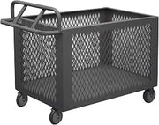 Durham 4STE-EX-3048-5PU-95 4 Sided Mesh Box Truck, Ergonomic Handle