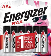Energizer E91BPF-6 Max 6-Count AA Batteries