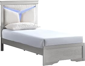 Glory Furniture Lorana G6500G-TB5 Twin Bed Silver Champagne
