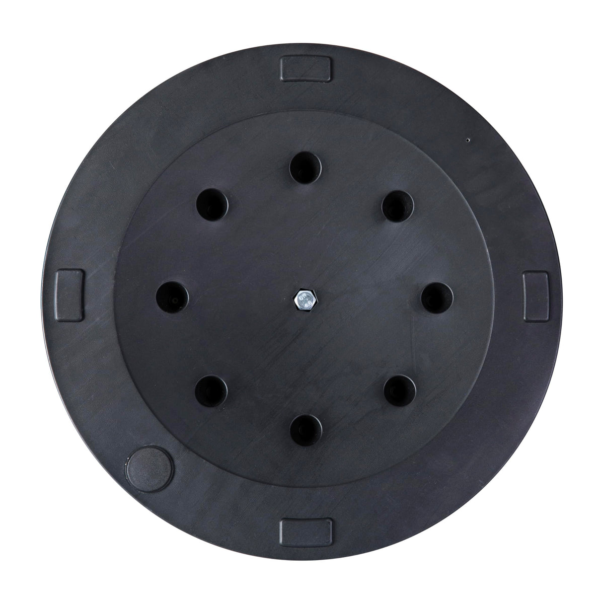 Kona Universal Cement Umbrella Base by Flash Furniture – 19.25", Steel, Plastic, Cement, Bronze, Model GM-UB19-BRNZ-GG
