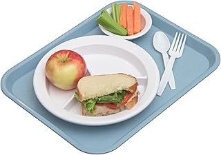 Carlisle Cafe Tray, Fast Food Restaurant Tray, 10 x 14, 1 Ct, Slate Blue
