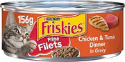 Friskies Prime Filets Chicken & Tuna Dinner in Gravy Cat Food, 1 ct