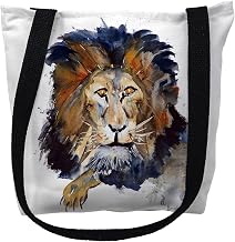 Betsy Drake TY168S 13 x 13 in. Lion Small Tote Bag