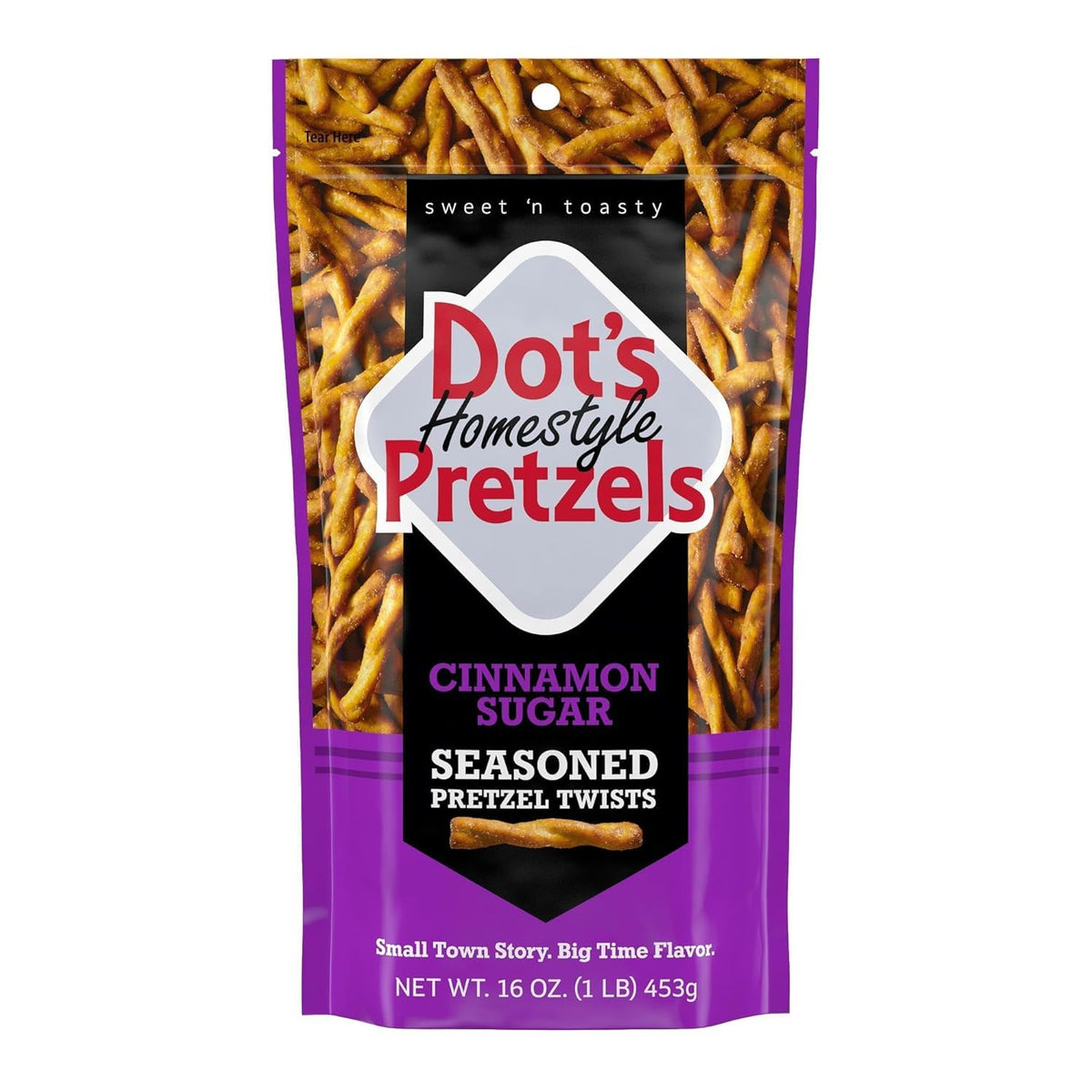 Dot's Cinnamon Sugar Pretzels - Pack of 2-16 oz Bags - Delicious Tasting Pretzels the Whole Family is Sure to Love - Great for Sharing or Stocking the Pantry by Dot's Homestyle
