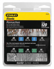 Rivet Pack Assortment by STANLEY – One Size, Blend, Multi, Model R120