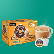 Pumpkin Caramel Cheesecake Latte by The Original Donut Shop – 60 Count (Pack of 1)
