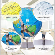 Retro Globe 720° Rotating Globe with Stand Educational Adult...(32cm) by xdgFHsy – One Size, Resin, 32cm, Model xdgFHsy