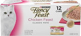 Purina Fancy Feast Chicken Classic Pate Wet Cat Food, 2 Packs of 12, 3 oz