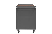 Mobile Bench Cabinet by Durham – Alloy Steel, Grey, Model 3113-TH-95