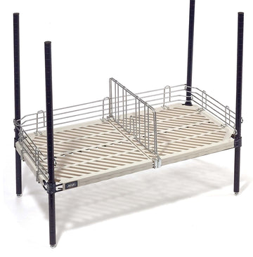 Plastic Mat Ledge Size: 4" H x 54" W x 1.5" D by Nexel – 4, Alloy Steel, Clear, Model PML54Z