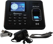 Acroprint BioTouch Clock, Hours/Minutes/Seconds, 6 x 1-1/2 x 5