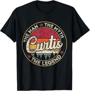 Curtis The Man The Myth The Legend Personalized Name T-Shirt