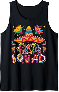 Fiesta Squad Cinco De Mayo Mexican Party For Women Men Kids Tank Top