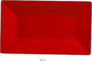 Yanco Mexico Collection RED Speckled Melamine Rectangular Plate 12 X 7 1/2" BOX of 24