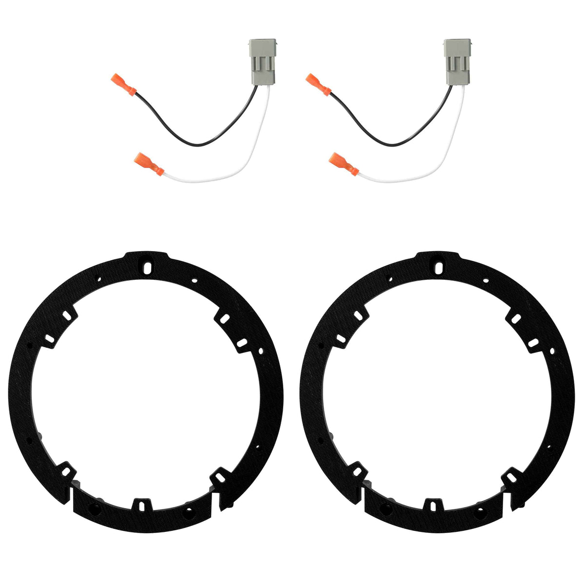 Honda 2006-2020 Speaker Adapter Kit - Front or Rear () by Metra – Acrylonitrile Butadiene Styrene, Standard, Model 82-HD2