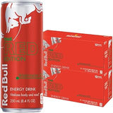 Red Bull Red Edition Energy Drink, Watermelon, with 80mg Caffeine plus Taurine & B Vitamins, 8.4 Fl Oz, 2 Packs of 12 Cans (Pack of 24)
