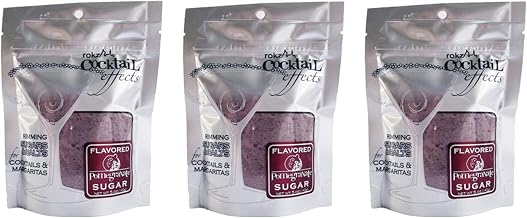 Rokz Pomegranate Cocktail Sugar, drink rimmer - 3 Pack