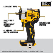 20V MAX Cordless Impact Driver and Impact Wrench Combo () by DEWALT – Black, Yellow, Model DCK242D2