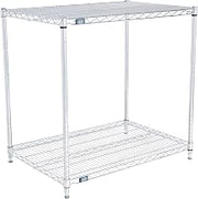 Nexel ESD, 2 Tier, Wire Shelving Starter Unit, 36" W x 21" D x 34" H