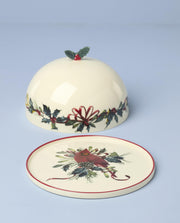 Winter Greetings Small Covered Dish by Lenox – 1 Count, Porcelain, Multicolor, Model 899169