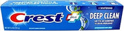 Crest Plus Deep Clean Toothpaste Effervescent Mint Anticavity Fluoride Toothpaste Whitening Stain Removal 5.4 oz