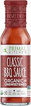 Primal Kitchen Organic Unsweetened Classic BBQ Sauce, No Sugar Added, 8.5 Ounces (Pack Of 6)