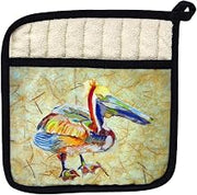 Betsy Drake PT983 Heathcliff Pelican Pot Holder