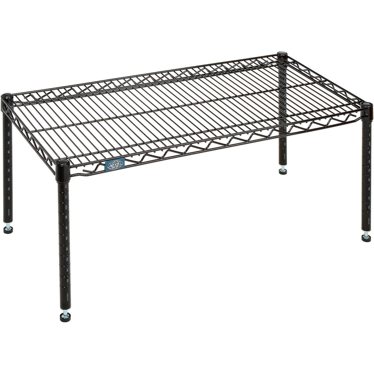 Black Epoxy Wire Dunnage Rack by Nexel – Wire, Black, Model P1836B