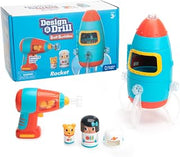 Educational Insights Design & Drill Bolt Buddies Rocket - Building Construction Toys for Toddlers 3-5, Take Apart Toy Rocket Kit, Kids Tool Set with Electric Toy Drill, Toddler STEM Toys