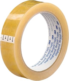 3M Utility Grade Light Duty Packaging Tape 5910, Clear, 1 in x 2592 in | High Conformability