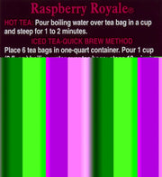 Bigelow Raspberry Royale Tea Bags - 20 ct - 3 Pack by Bigelow Tea – 20 Count (Pack of 3), Pack of 3, Model CBG-069-B