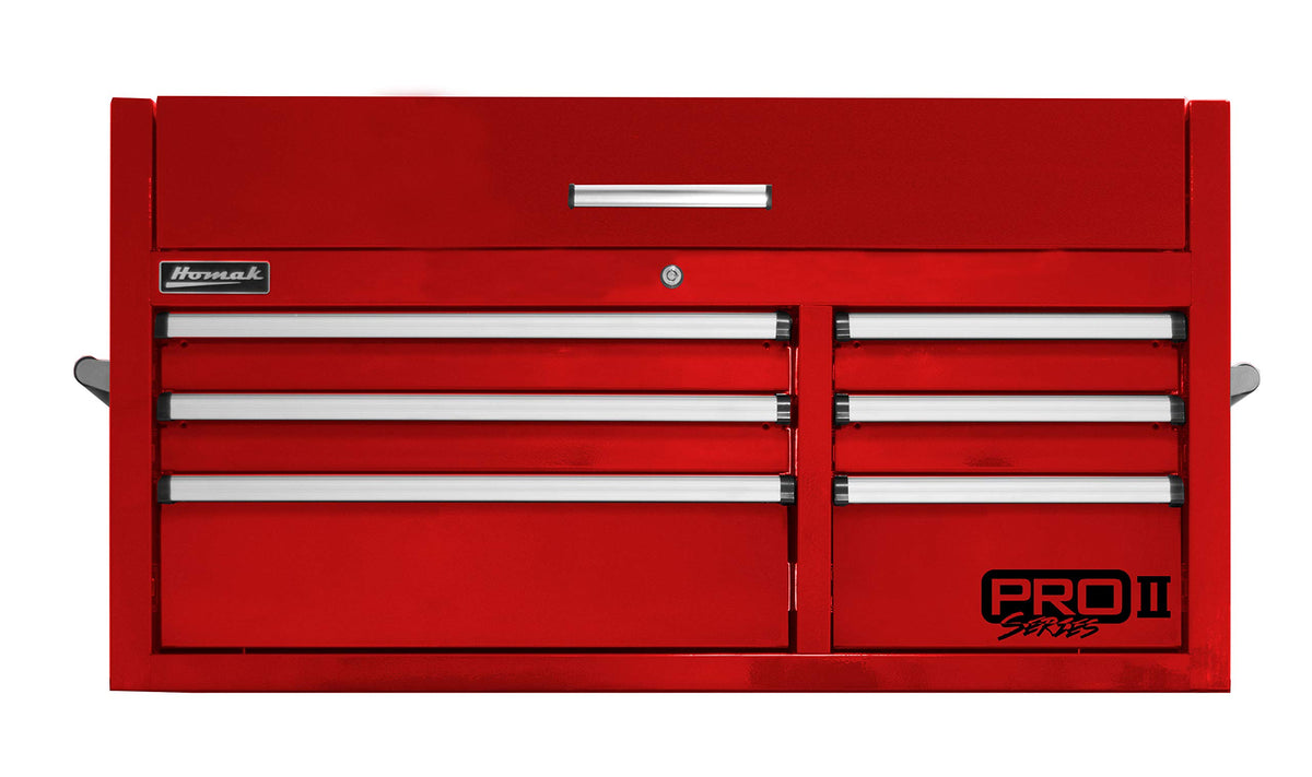 Homak Red / 41 Inch - 6-Drawer Top Chest / 1 Tool Chests & Cabinets