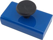 Master Magnetics Ceramic Rectangular Base Magnets HMKS-A with Knob 20 Lbs. Blue Powder Coat, Lot of 13