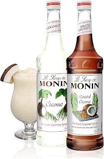 Monin Coconut & Toasted Coconut (750ml, 2-Pack)