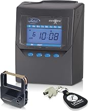 Lathem Calculating Atomic Time Clock, Includes Mounting Clip, Gray (7500E)