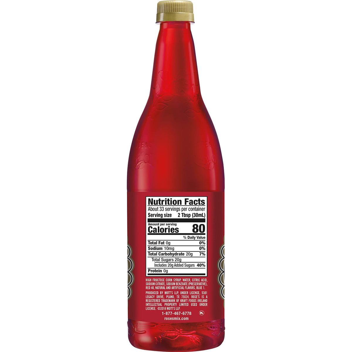 Rose's 33.82 Fl Oz (Pack of 12) / 12 Fruit Juice