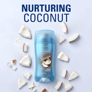 Secret Coconut / 2.6 Ounce (Pack of 3) / 3 Antiperspirant Deodorant