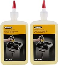 Fellowes Shredder Oil, 12 oz. Bottle w/Extension Nozzle Pack of 2