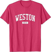 Weston Ohio OH Vintage Athletic Sports Design T-Shirt