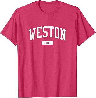 Weston Ohio OH Vintage Athletic Sports Design T-Shirt