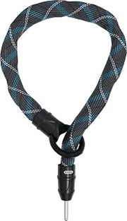 ABUS Frame Lock Plug-in Chain IvyTex Adaptor Chain 8KS Bicycle Lock with Dirt and Moisture Repellent Cover 8 mm Thick Chain