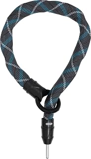 ABUS Frame Lock Plug-in Chain IvyTex Adaptor Chain 8KS Bicycle Lock with Dirt and Moisture Repellent Cover 8 mm Thick Chain