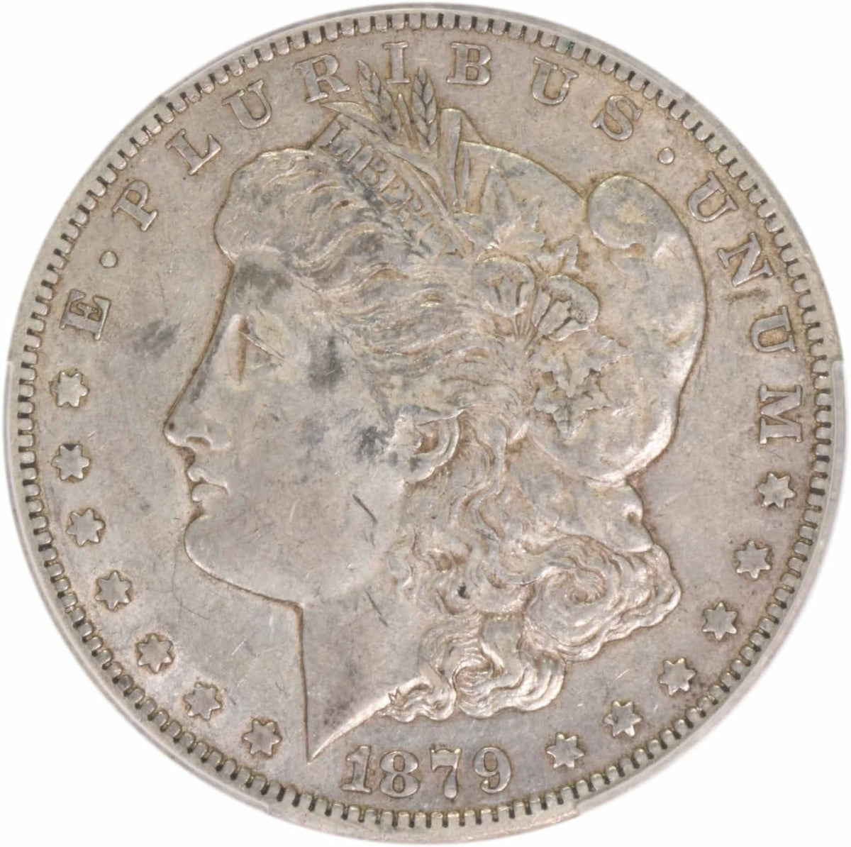1879 CC Morgan Dollar CAC EF by Generic – Silver